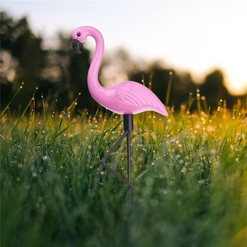 Flamingo Lawn Solar Lamp, Solar Garden Light Solar Yard Lights Waterproof