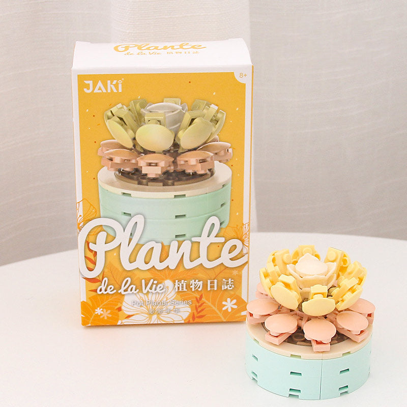 Non-watering Building Blocks Succulent Pot Cute Flowers