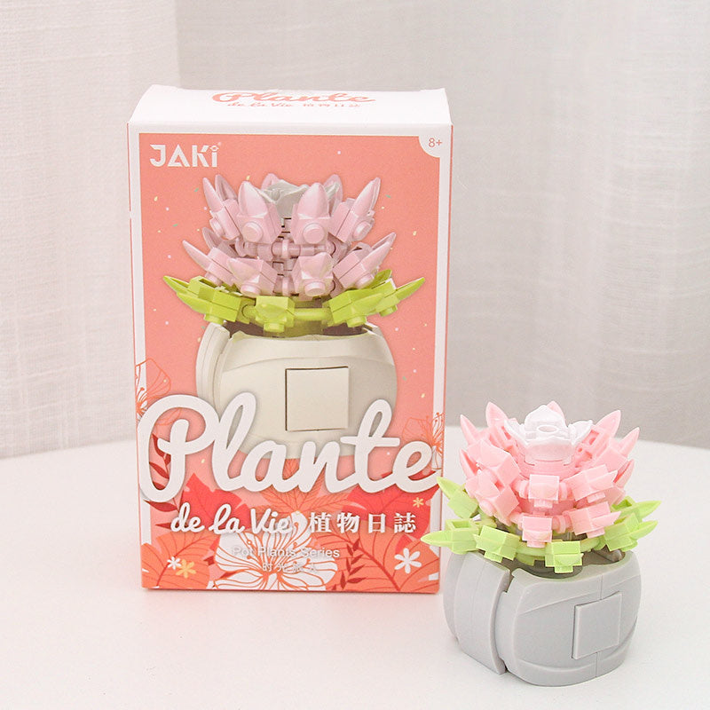 Non-watering Building Blocks Succulent Pot Cute Flowers