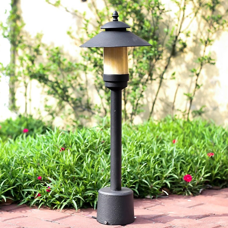 Outdoor Scagliola Lawn Lamp Villa Garden Lights